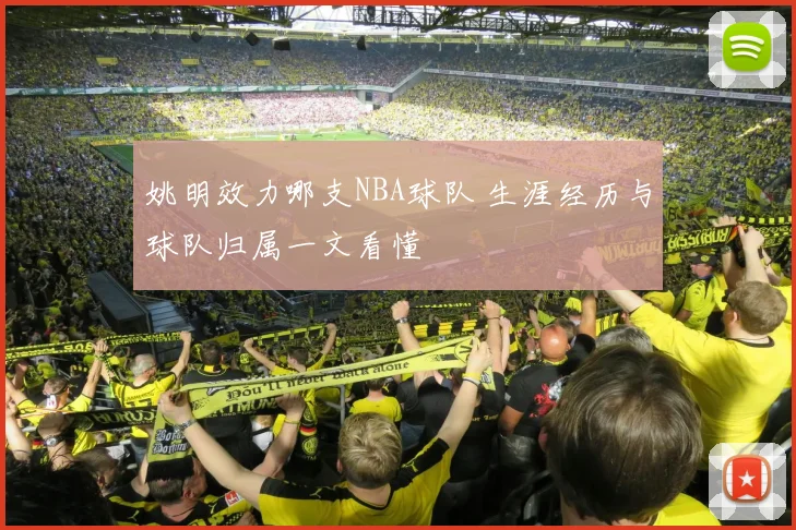 姚明效力哪支NBA球队 生涯经历与球队归属一文看懂